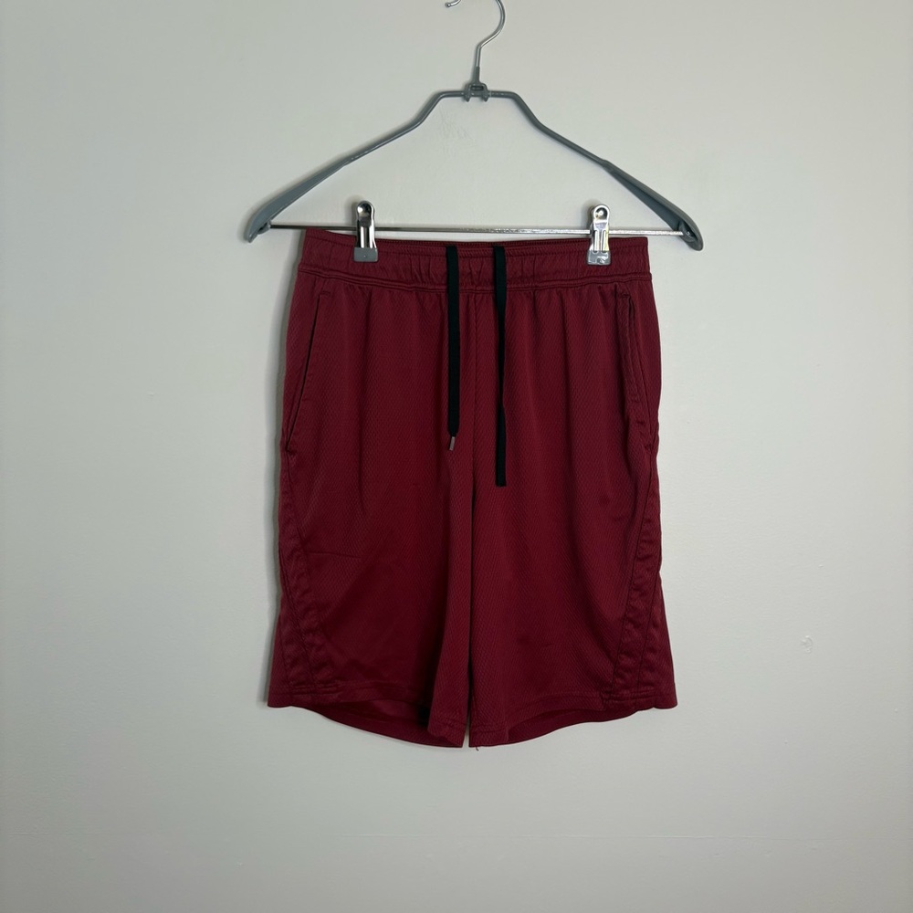 All in Motion Red Athletic Shorts with drawstring Men’s Small sport shorts gym